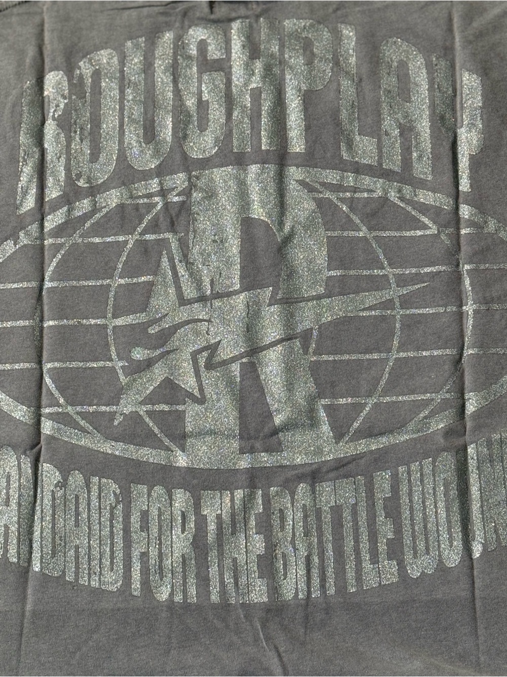 Grey Rough Play T-Shirt - Picture 4 of 5